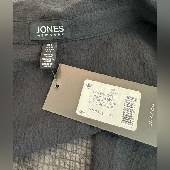 Jones New York duster cardigan shirt - Picture 5 of 7